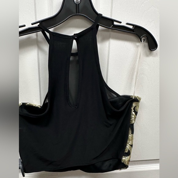 Black and gold crop top - Picture 4 of 4